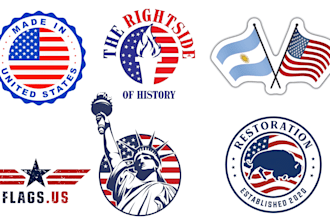 create realistic waving flag with your brand logo