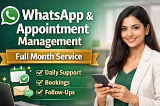 turn your whatsapp inquiries into confirmed appointments and bookings