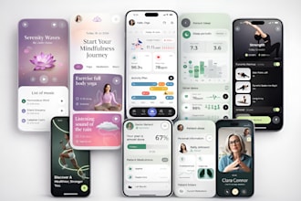 develop fitness app health app medical app gym app clinic therapy app yoga app