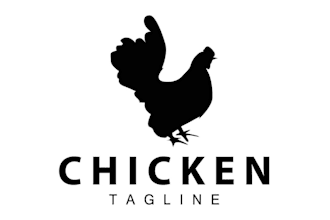 design a professional chicken and poultry logo for your brand
