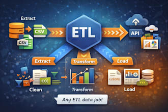 create etl scripts for data cleaning and automation