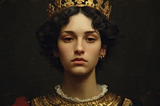 paint a realistic digital portrait