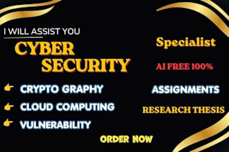 assist you cybersecurity cloud computing vulnerability cryptography assignments