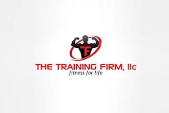design amazing training firm logo