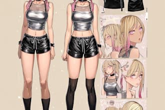 create anime, manga art sfw or nsfw