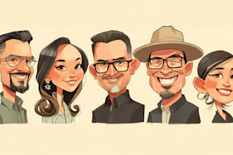 draw a caricature, cartoon caricatures