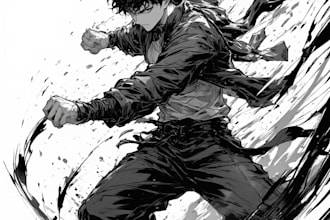 draw a character in manga style