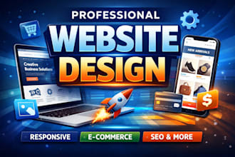 build modern responsive website with HTML CSS wordpress fast