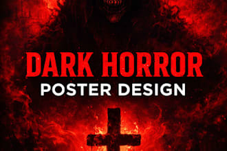 design dark horror posters and gothic artwork