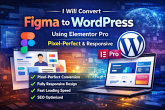 convert figma to wordpress with elementor pro