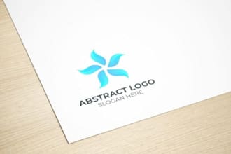 design professional and modern unique abstract logo