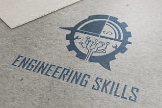 do professional engineer logo design technical and electrical