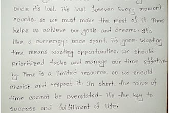 write anything with my beautiful handwriting