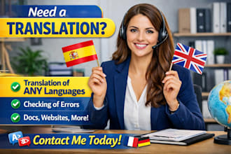 translate german french spanish novel book screen play documents localization