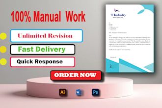 design advance level letter head for your business