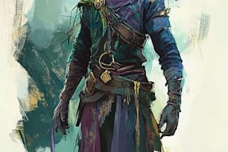 dnd, fantasy character and dnd character