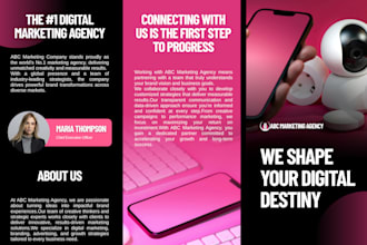 design a professional business brochure