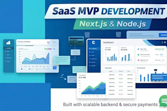 build your saas mvp using nextjs and nodejs