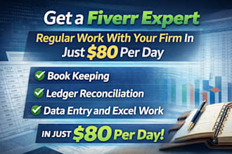 do data entry and reconciliation work