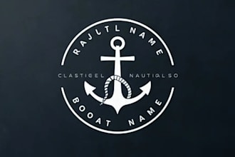 design professional boat, yacht, and ship logo design