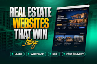 build a real estate website that generates property leads