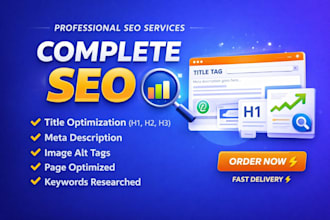 be your SEO specialist for website optimization