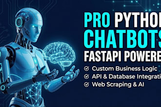 develop python chatbot with API integration