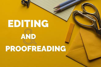 proofread and edit your content professionally