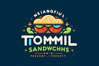 make a meaningful tommy sandwiches logo for brand identity and business