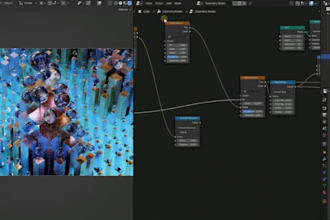 create custom procedural assets in blender geometry nodes