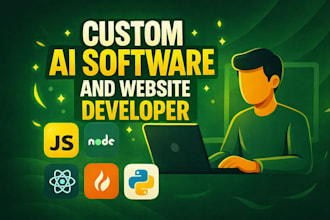 ai software developer,ai websites, ai chatbot, ai app, ai web application