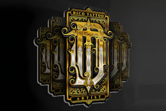 create exclusive and marvelous tattoo studio logo design