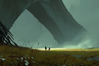 draw fantasy concept art or illustration