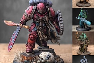 paint your warhammer, dnd, or tabletop miniatures
