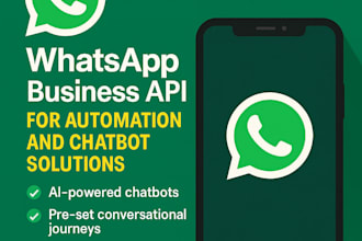 setup whatsapp business API chatbot and CRM automation
