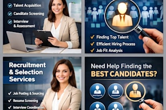 provide expert recruitment and selection services to hire top talent fast
