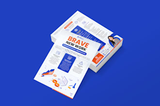 create a professional promotional poster design or corporate poster design