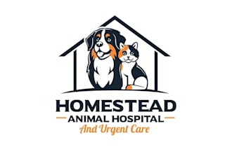 make modern minimalist dog, pet and animal logo in 24 hours