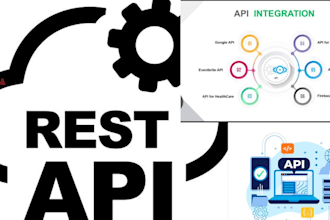 create rest API and integrate stripe, paypal, or any third party API