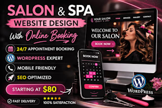 build a salon booking website that increases appointments and customers