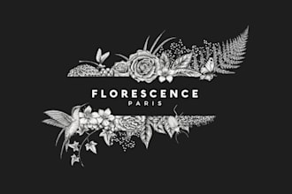 design lovely extremely good floral business logo