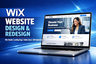 wix website design redsign wix studio landing page online store