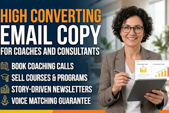 write high converting email copy for coaches and consultants