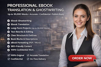 translate ghost write 30,000 words ebook as ghost book writer ghost ebook writer