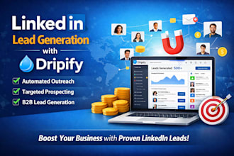dripify linkedin campaign leads outreach