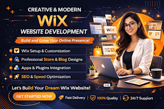build wix website design, wix website redesign, or wix business website design