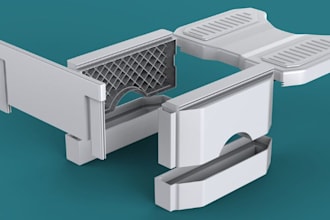 create 3d model for injection mold design, dfm for plastic mechanical 3d product
