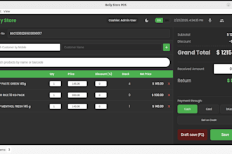 develop pos, inventory, accounting and hrms software for your business