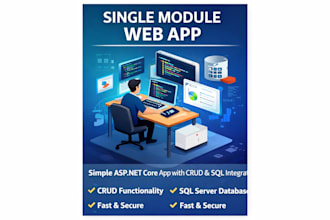 develop dot net core web application