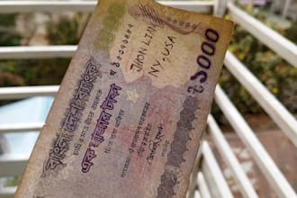 write your text on money